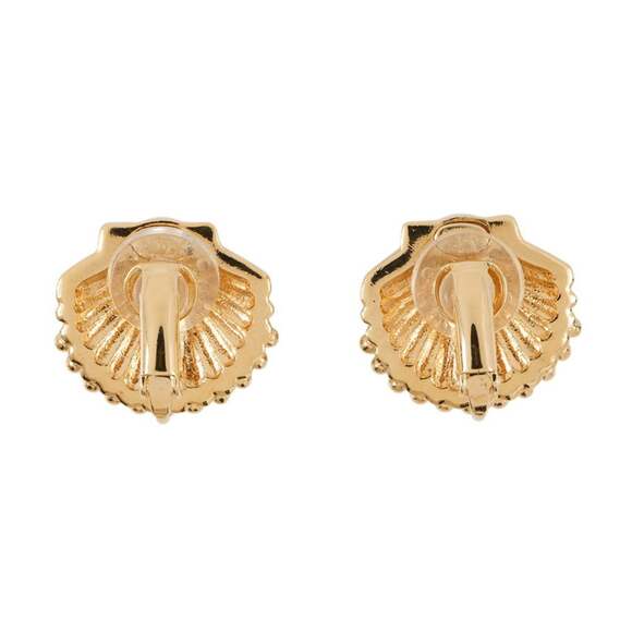 CHANEL Gold Logo Earrings - Picture 3 of 8